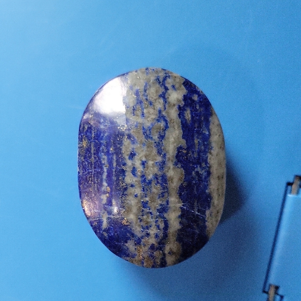 Lapis Lazuli Crystal Palm Stone